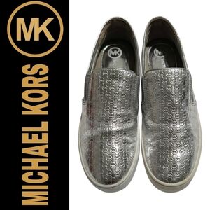 Michael Kors Silver Slip-On Men's Shoes